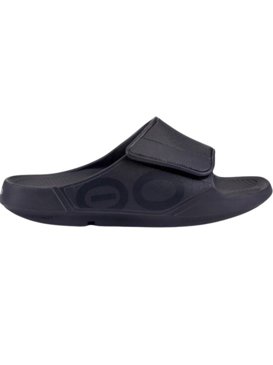 OOFOS OOahh Sport Flex Slide - Unisex - Matte Black